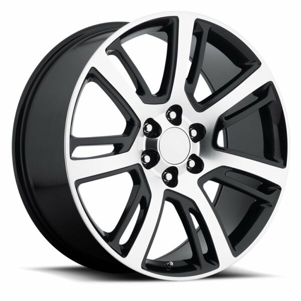 D-04 - 6X139.7, Gloss Black & Milled, 31, 26, 6, 10