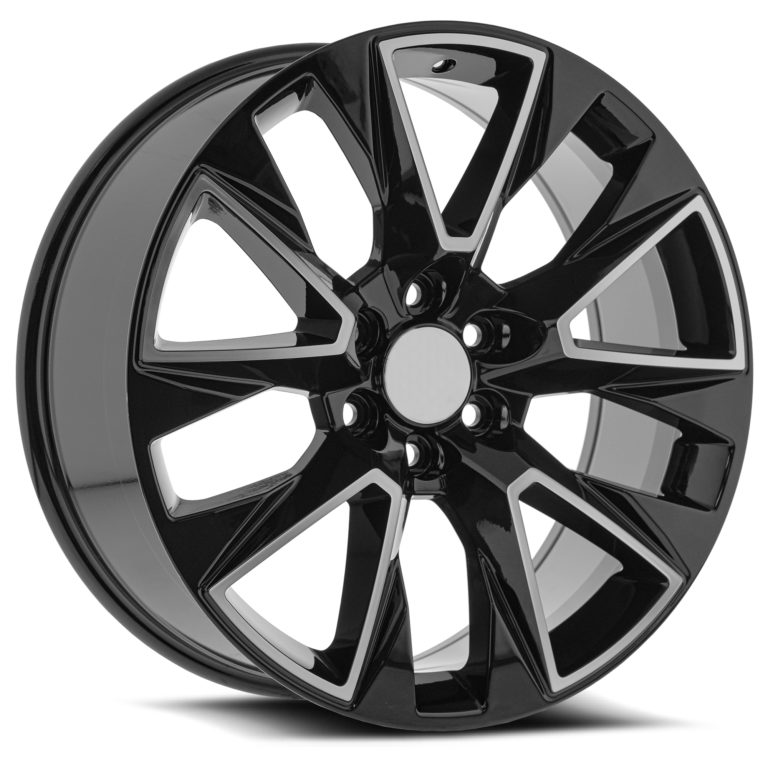 C-14 - 6X139.7, Gloss Black & Machined, 30, 26, 6, 10