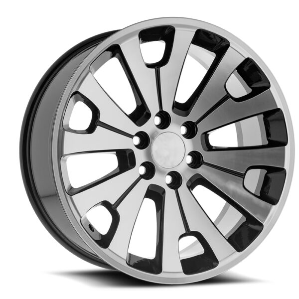 G-12 - 6X139.7, Gloss Black & Machined, 30, 24, 6, 10