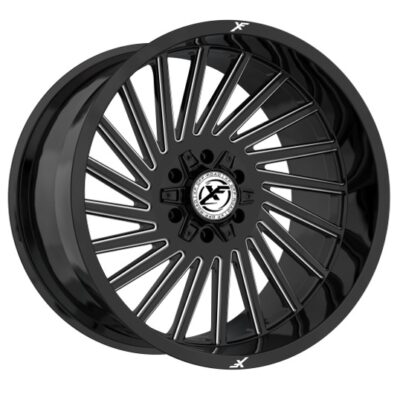 XF-239 - 8x165.1/8x170, Gloss Black & Milled, -76, 26, 8, 14