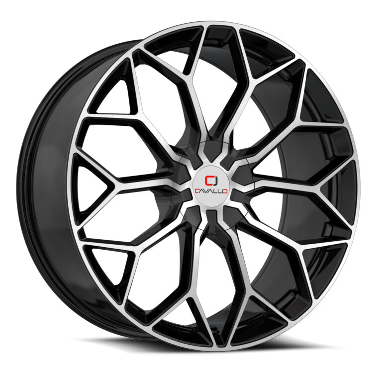 CLV-44 - BLANK 5x/6x, Gloss Black & Machined, 5, 26, B, 9.5
