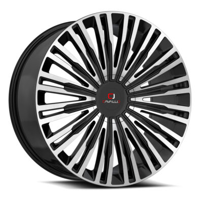 CLV-48 - 6x135/6x139.7, Gloss Black & Machined, 25, 24, 6, 9