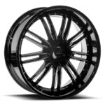 CLV-54 - 6x135/6x139.7, Gloss Black & Machined, 25, 24, 6, 9