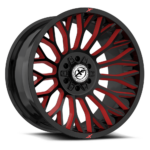 XF-237 - 8x165.1/8x170, Gloss Black & Red Milled, -76, 26, 8, 14