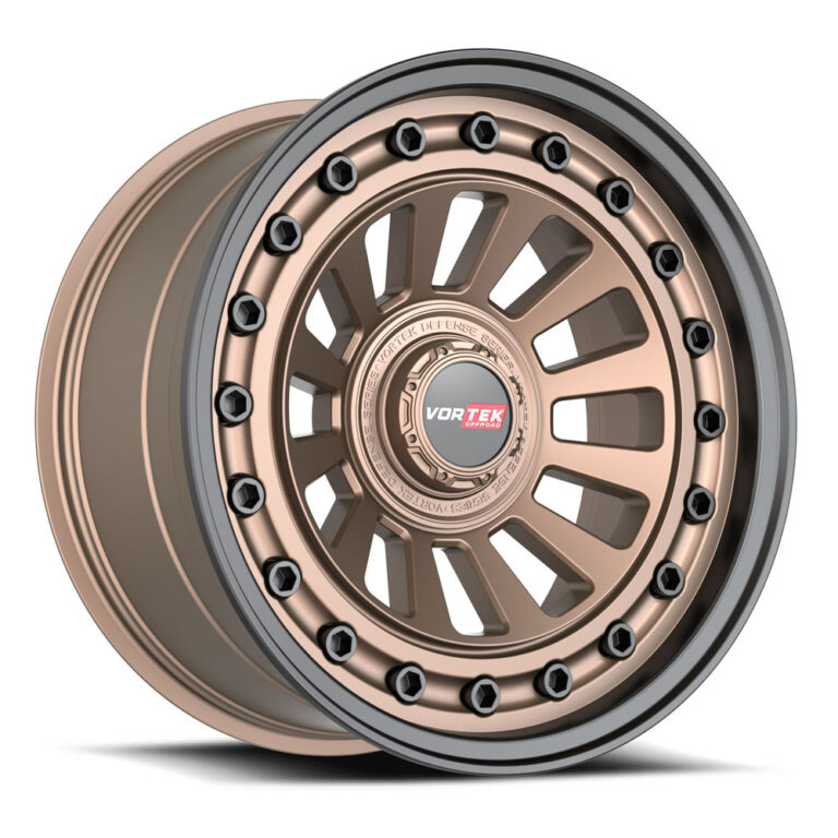 VRD-702 - Blank 8x, Matte Bronze Black Bolts / Lip, -12, 20, B, 9.5