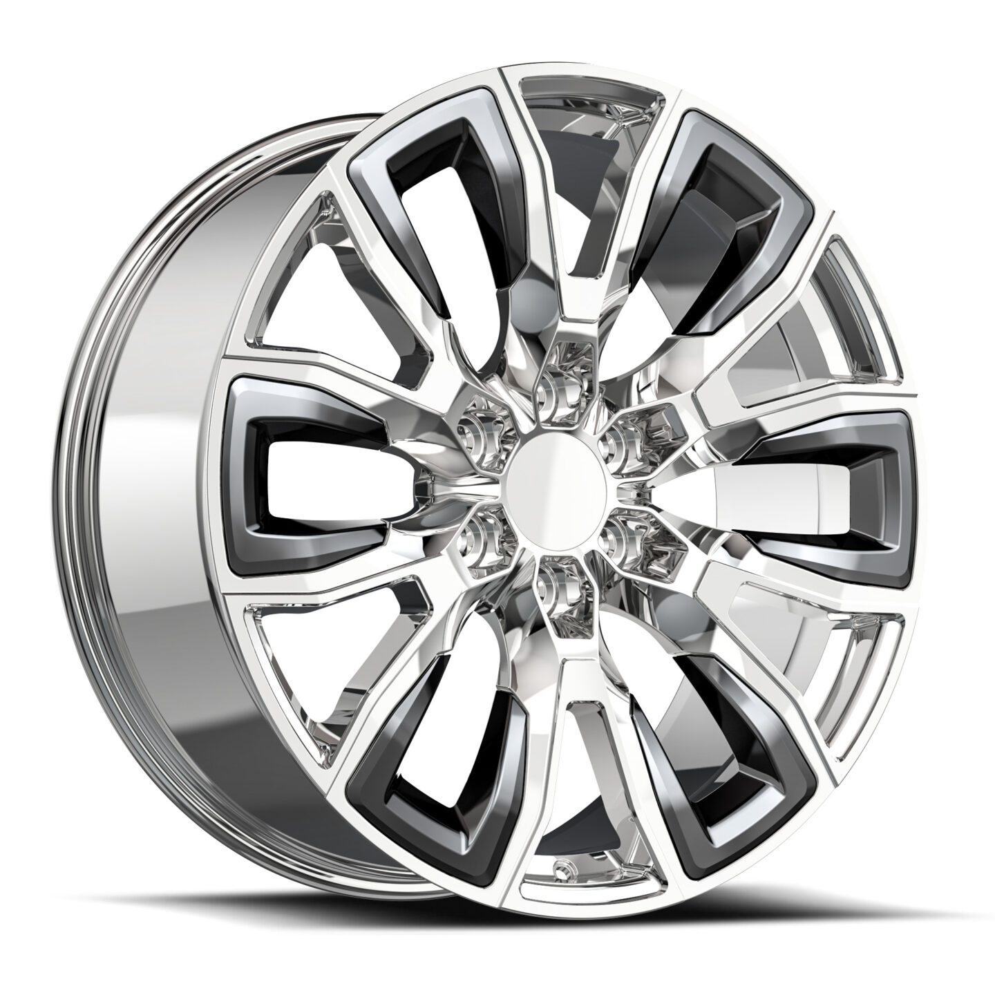 G-37 24X10 6X139.7 +31 Cb 78.1 Nano Chrome/Black Inserts - Shop EWWFL