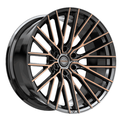 ART-1 Novara 20X9 6x139.7 +18 Cb 106.1 Satin Black & Bronze Machined Double Dark Tint