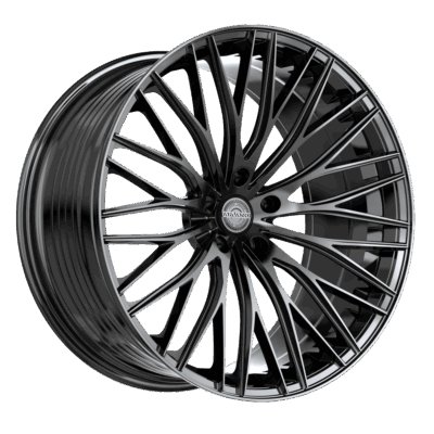 AV-50 Madrid 22x9 5x115 +15 Cb 73.1 Gloss Black