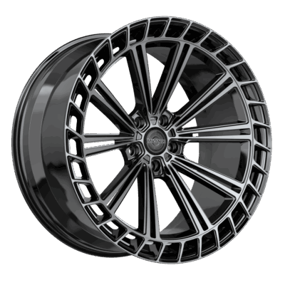 AVX-103 Portofino 24x10 Blank +20 Cb 66.56 Black & Diamond Cut Center With Dark Tint
