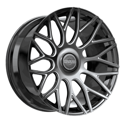 AXL-1 Andros 20x9 5x112 5x114.3 +32 Cb 73.1 Gloss Black & Milled