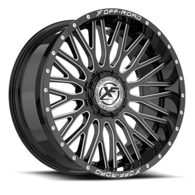 XF Off-Road XF-241 20x9.0 6x135 6x139.7 +12 Cb 106.4 Gloss Black & Milled