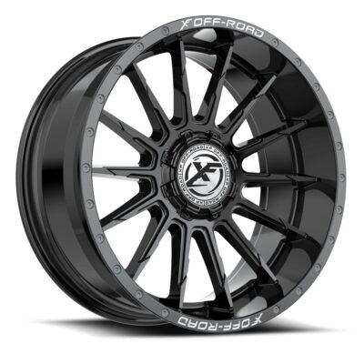 XF Off-Road XF-247 20x10 5x 6x Blank -12 Cb 78.1 Gloss Black - Image 1