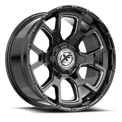 XF Off-Road OE-501 20x9.0 5x 6x Blank +0 Cb 78.1 Gloss Black & Milled